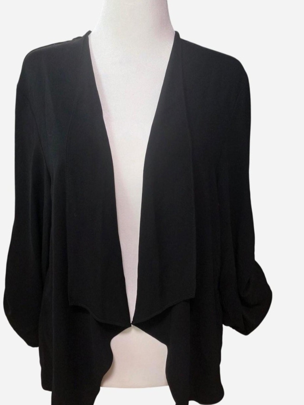 Halaa Black Open-Front Women's Cardigan XL, NWT